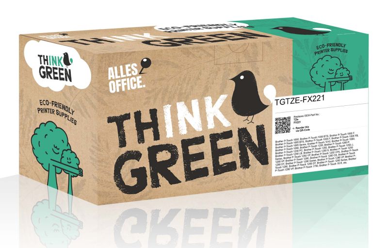 ThinkGreen Brother TZe-FX221 Farbband schwarz weiss